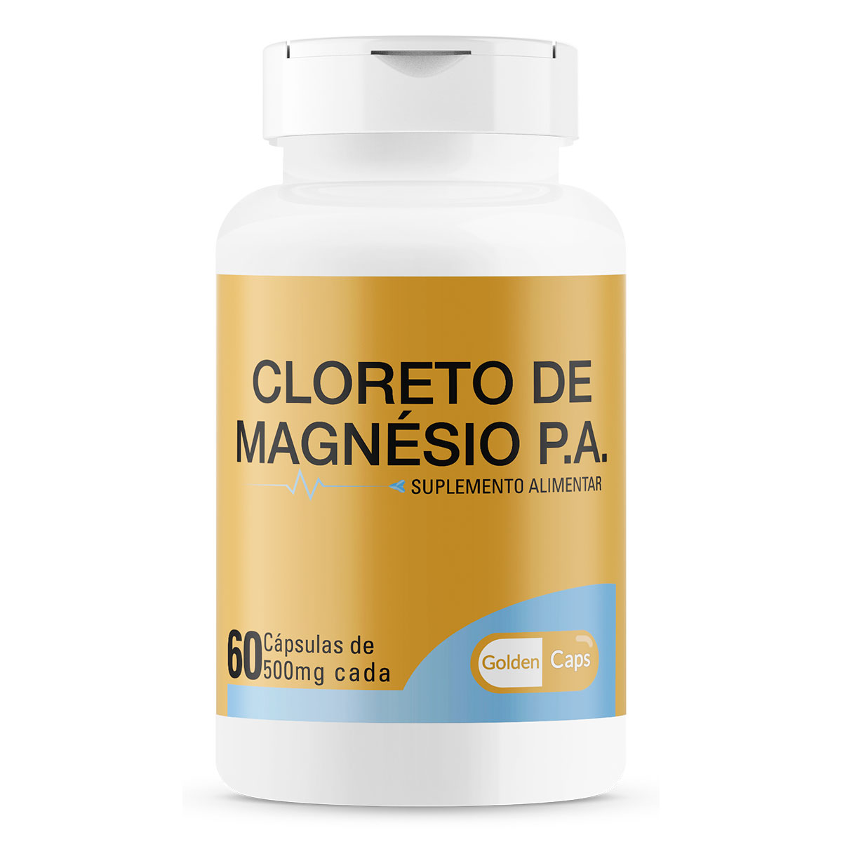 CLORETO DE MAGNÉSIO P.A - 60 CÁPSULAS - 500 MG